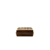 Vintage Hand-Crafted Marquetry Inlay Trinket Box
