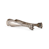 Silver-Plated Claw-End Ice Tongs