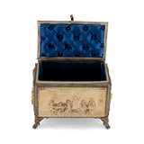 19th Century Carved Resin Bronze Box