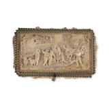 19th Century Carved Resin Bronze Box