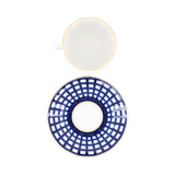 Pair of Russian Imperial Lomonosov Porcelain Cups