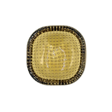 Mid-Century Amber Glass Vide-Poche