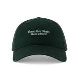 If not Abu Dhabi, then where? Hat