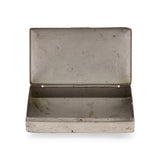 Engraved Silver-Plated Cigarette Case – Maritime Motif