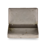 Engraved Silver-Plated Cigarette Case – Maritime Motif