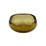 Mid-Century Amber Glass Vide-Poche