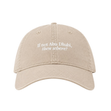 If not Abu Dhabi, then where? Hat