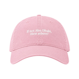 If not Abu Dhabi, then where? Hat