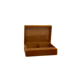 Vintage Mid-Century Wooden Valet Box