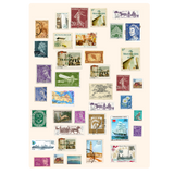 Vintage Stamps Stickers